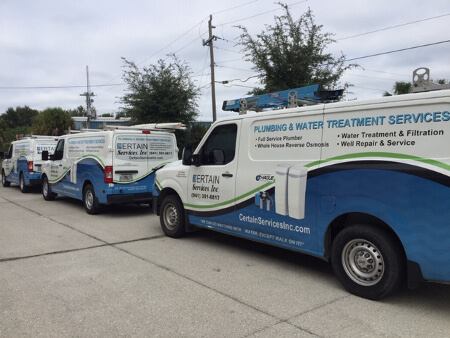 Certain Services vans